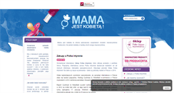 Desktop Screenshot of mamajestkobieta.pl